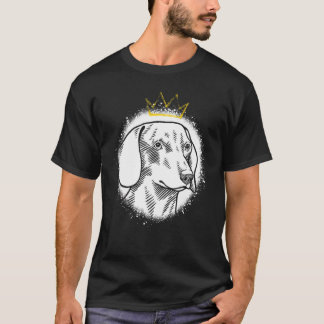 Smooth Dachshund with Crown T-Shirt