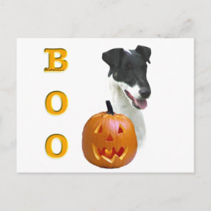Smooth Fox Terrier Boo Postcard