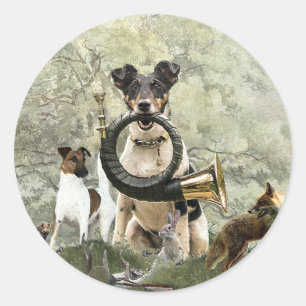 Smooth Fox Terrier    Classic Round Sticker