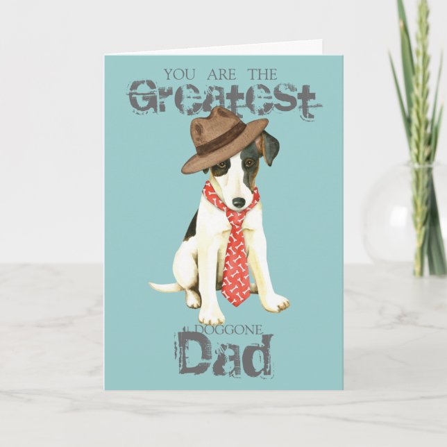 Smooth Fox Terrier Dad Card (Front)