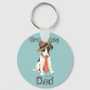 Smooth Fox Terrier Dad Key Ring