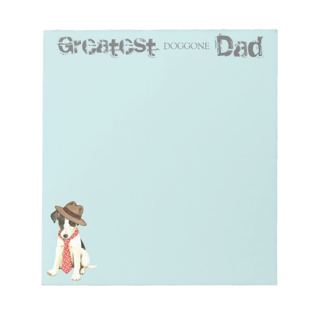 Smooth Fox Terrier Dad Notepad (Front)