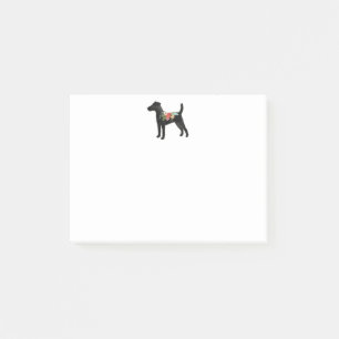 Smooth Fox Terrier Dog Breed Boho Floral Post-it Notes