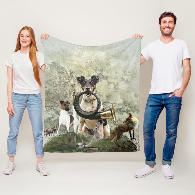 Smooth Fox Terrier    Fleece Blanket (In Situ)