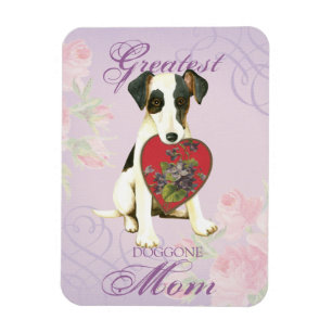 Smooth Fox Terrier Heart Mum Magnet
