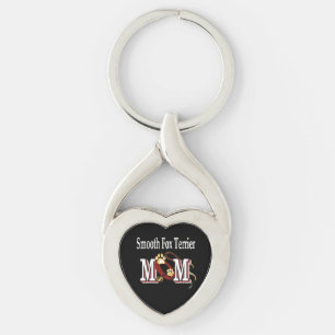 Smooth Fox Terrier MOM Gifts Key Ring