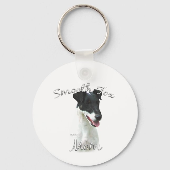 Smooth Fox Terrier Mum 2 Key Ring (Front)