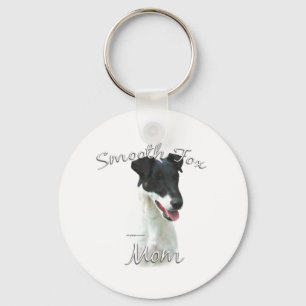 Smooth Fox Terrier Mum 2 Key Ring