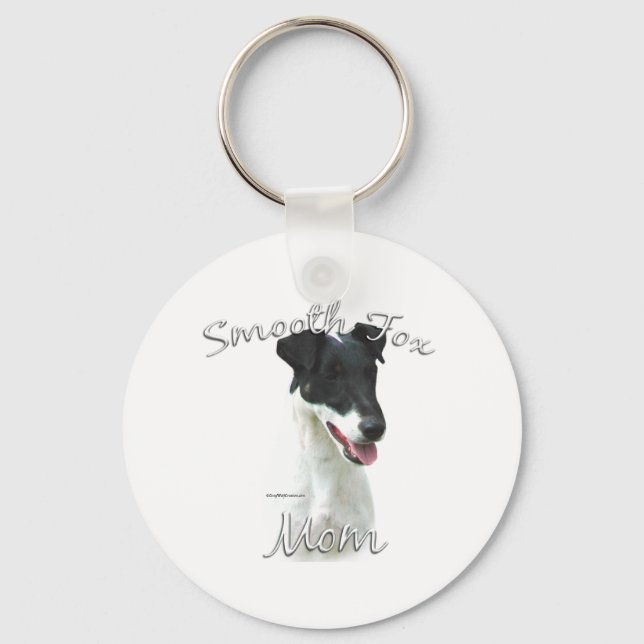 Smooth Fox Terrier Mum 2 Key Ring (Front)