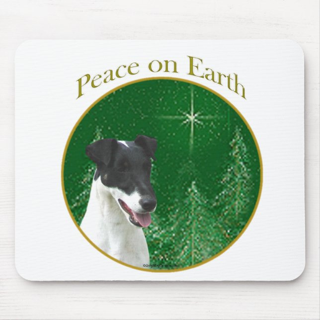 Smooth Fox Terrier Peace Mouse Mat (Front)