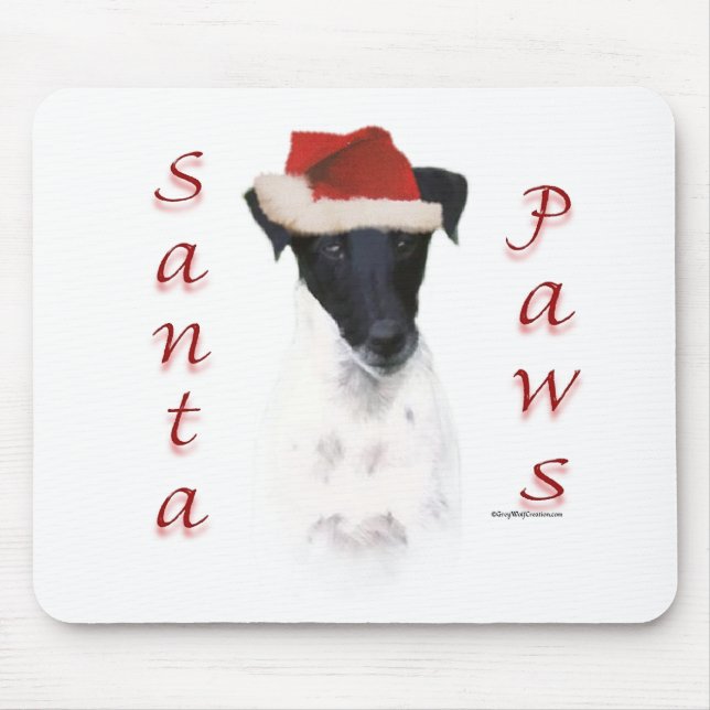 Smooth Fox Terrier Santa Paws Mouse Mat (Front)