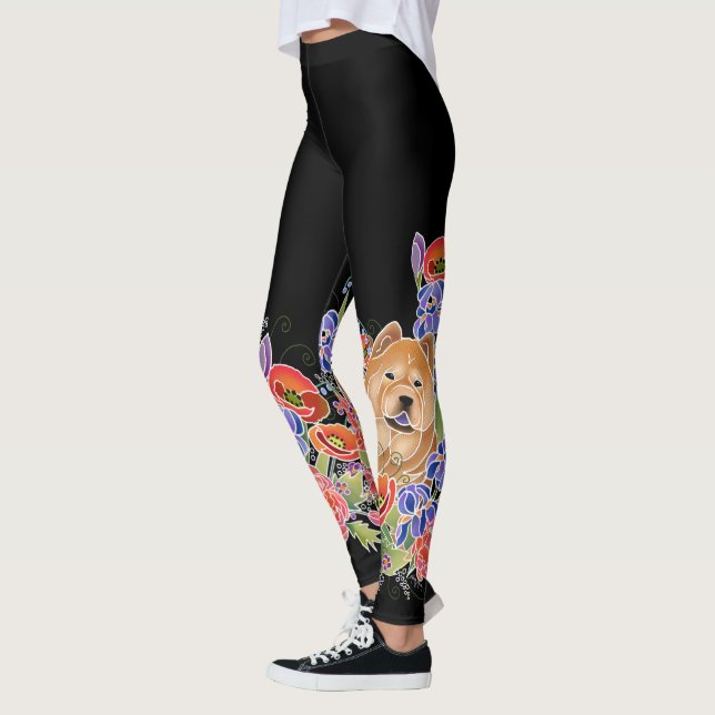 SMOOTH GARDEN PATH  -Chow  leggings (Left)