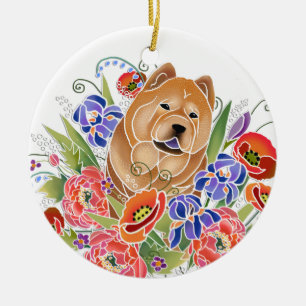 SMOOTH GARDEN PATH  Chow ornament