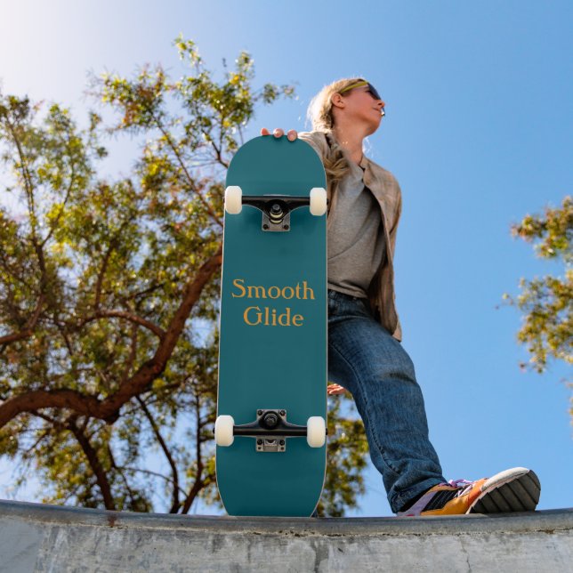 Smooth Glide Teal Skateboard (Outdoor 1)