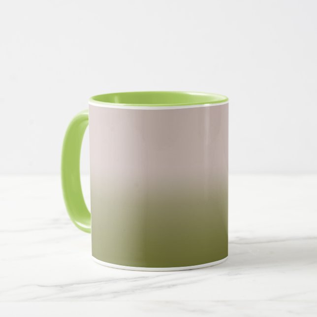 Smooth gradient summer colours fashion simple colo mug (Front Left)