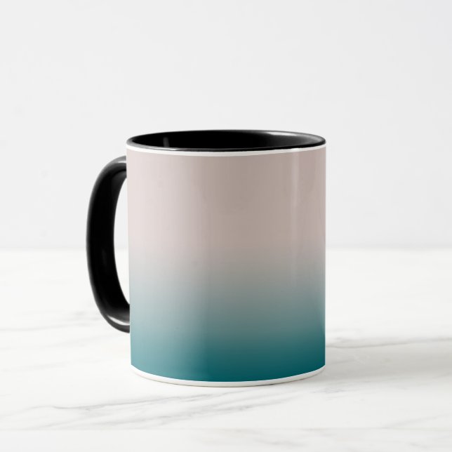 Smooth gradient summer colours fashion simple colo mug (Front Left)