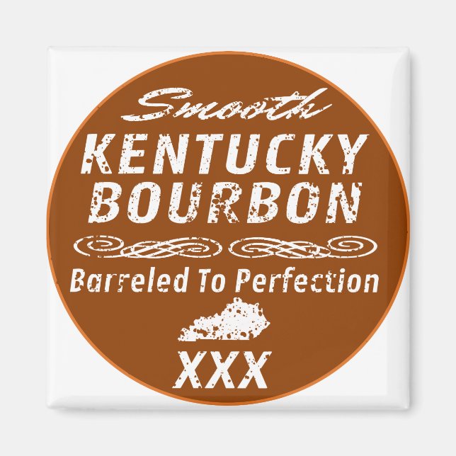Smooth Kentucky Bourbon Magnet (Front)