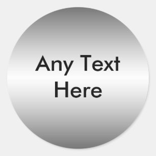 Smooth Metal Look Sticker