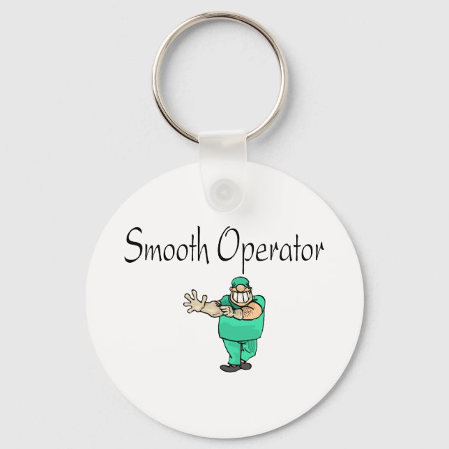 Smooth Operator Key Ring (Front)