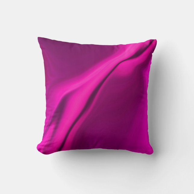 Smooth Pink Design Pillow (Front)