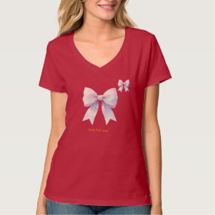 Smooth Rainbow Dream Bow T-Shirt