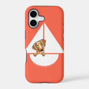Smooth Red Dachshund Sailboat Red