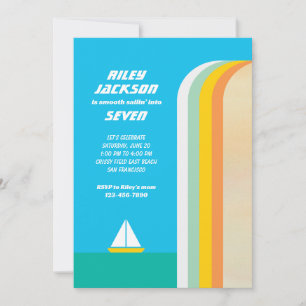 Smooth Sailin Party Invite