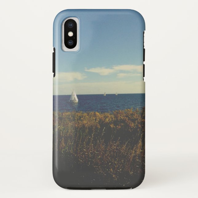 Smooth sailing artistic phone case (Back)