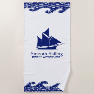 Smooth Sailing Beach Towel