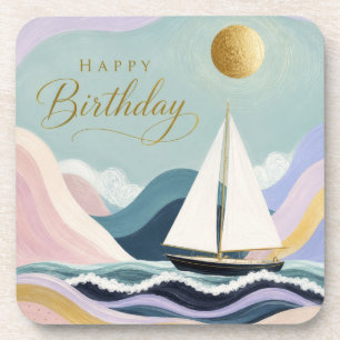 Smooth Sailing into Another Year Coaster