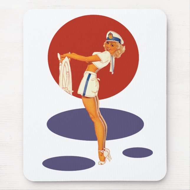 Smooth Sailing Mouse Mat (Front)