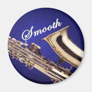 Smooth Saxophone Magnet