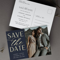 Smooth Script | Photo Wedding Save the Date