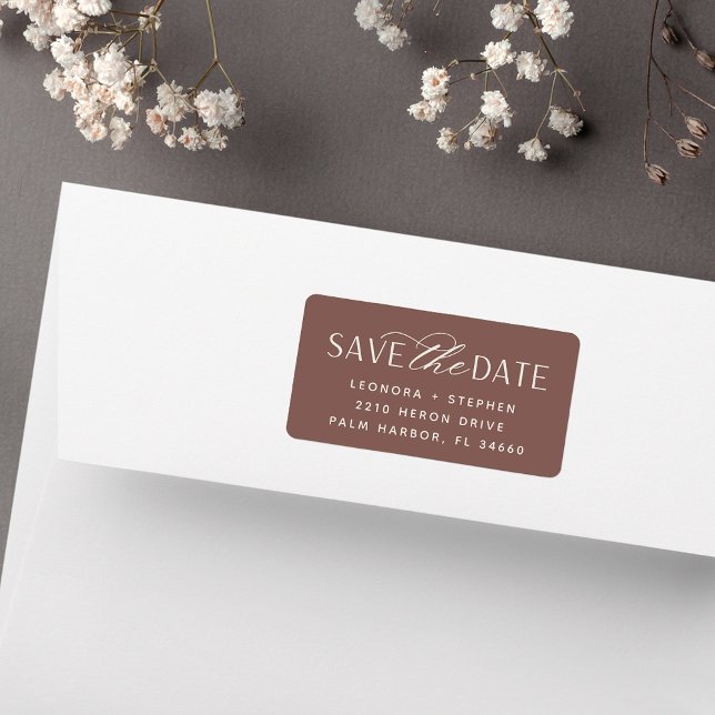 Smooth Script | Save the Date Label (Creator Uploaded)