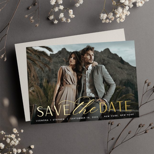Smooth Script | Single Photo Save the Date (Creator Uploaded)
