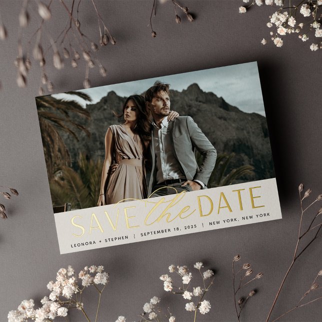 Smooth Script | Single Photo Save the Date (Creator Uploaded)