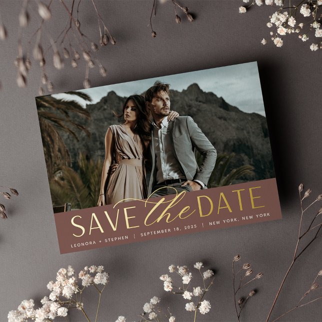 Smooth Script | Single Photo Save the Date (Creator Uploaded)