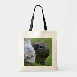 Smooth, Shorthair, Lemon Agouti Guinea Pig Tote Bag