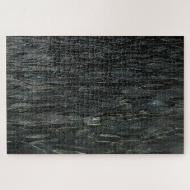 Smooth Stones in Rippled Water Series, Photo 3 Jigsaw Puzzle (Horizontal)