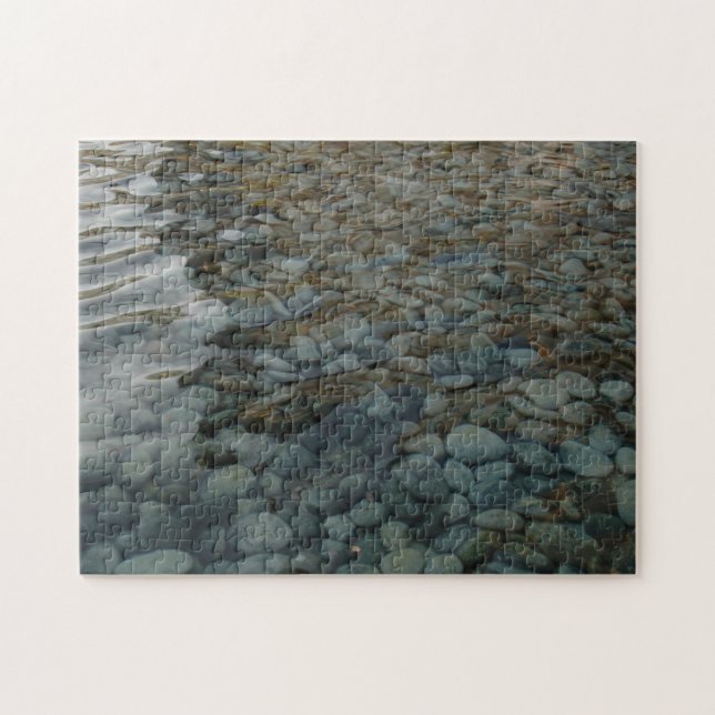 Smooth Stones in Rippled Water Series, Photo 7 Jigsaw Puzzle (Horizontal)