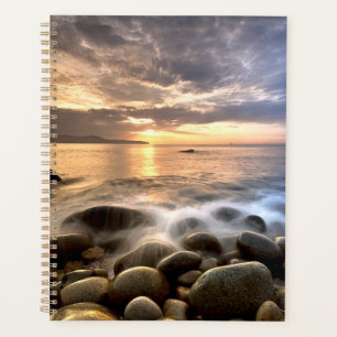 Smooth Waters at Sunset Planner