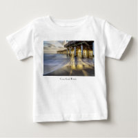 Smooth Waves At Cocoa Pier Baby T-Shirt