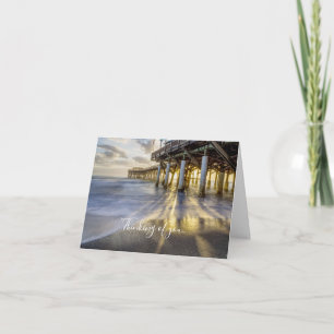 Smooth Waves At Cocoa Pier Thinking Of You Card