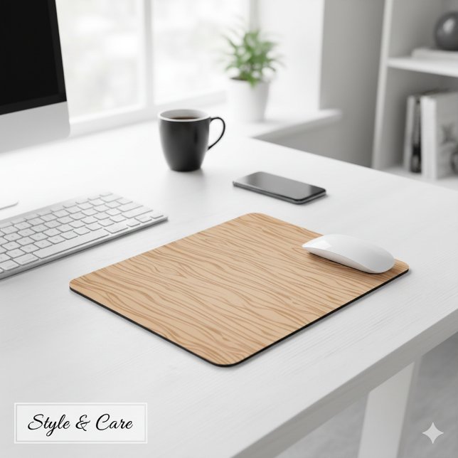 Smooth Wood Grain Mouse Pad Designed for Daily Use (Smooth Wood Grain Mouse Pad Designed for Daily Use)