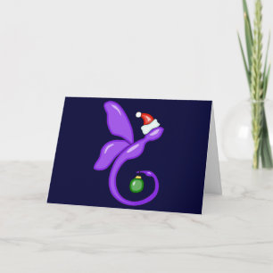 Smooth Xmas Dragonfly Holiday Card