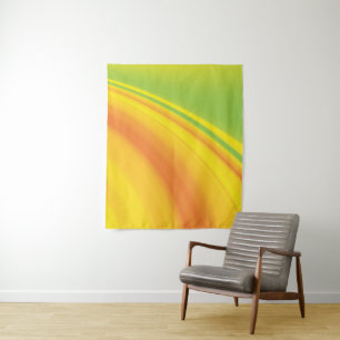 Smooth yellow green color blending background tapestry