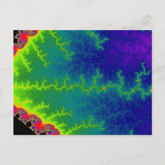 Smooth Zigzag Postcard (Front)