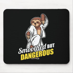 Smoothed But Dangerous Sloth Karate Kung Fu Gift Mouse Mat