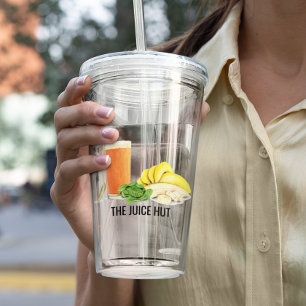 Smoothie Juice Business Shop Acrylic Tumbler