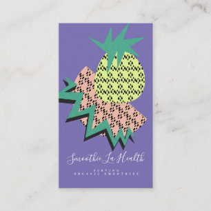 Smoothie Milk Shake Fruit Pop Watermelon Pineapple Business Card